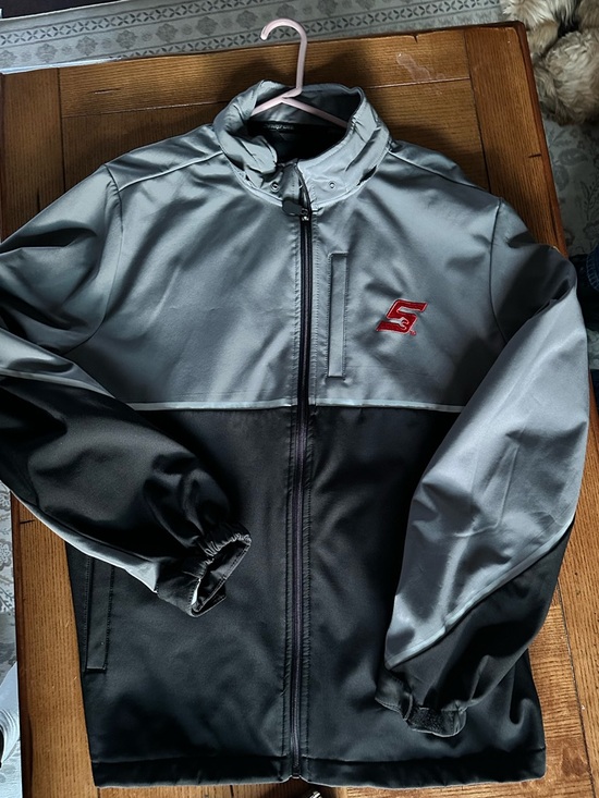 Snap Other - Snap branded black fleece jacket with gray logo